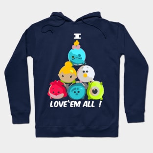 I love them all ! Tinker Bell Cheshire Cat Monsters, Inc. Mike Wazowski and More Hoodie